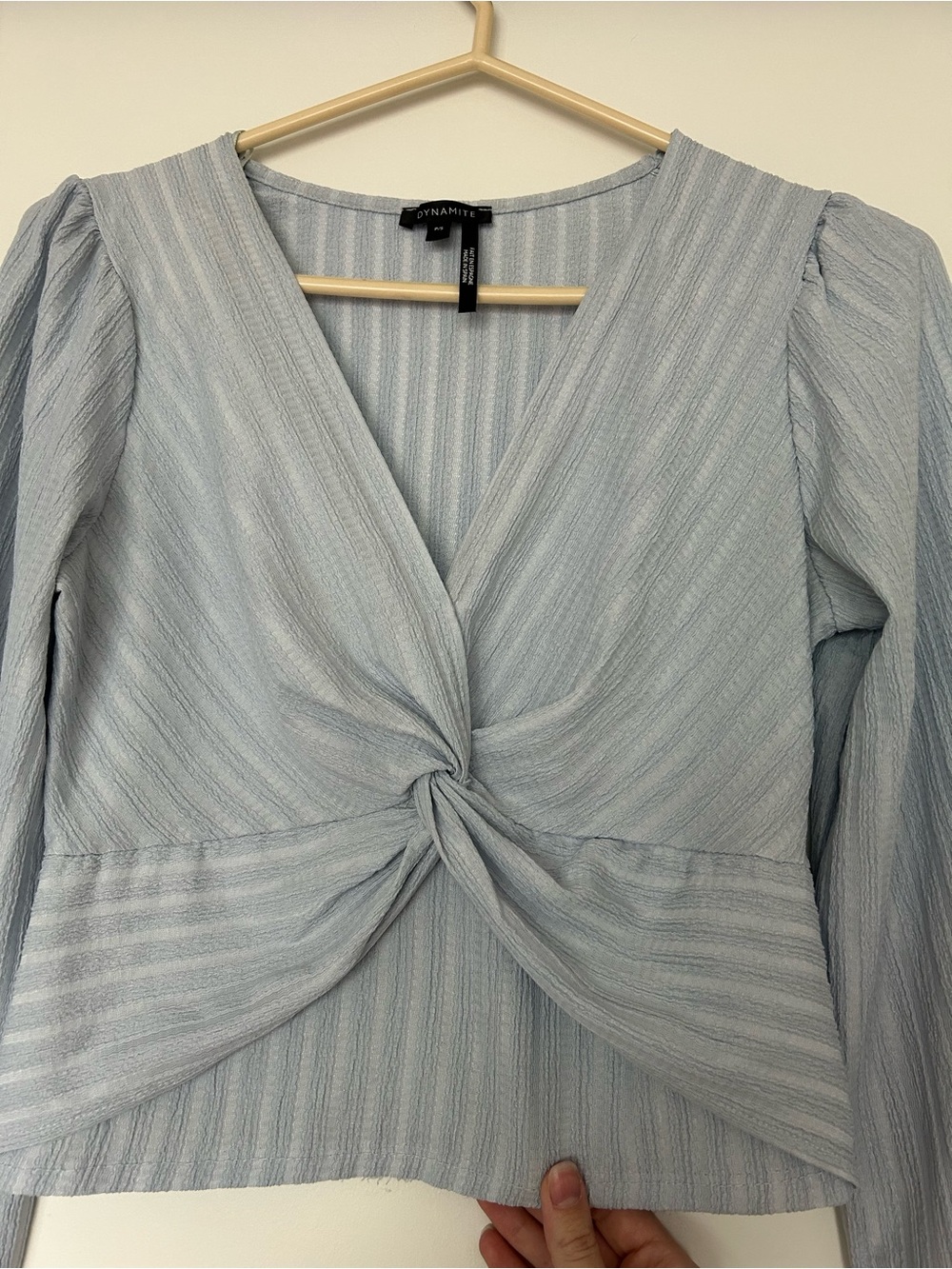 Dynamite long sleeve blouse sz S - Picture 4 of 13